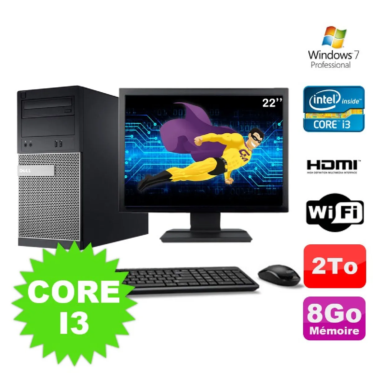 Dell OptiPlex 3010 État correct - Dell reconditionné disponible sur Rue du Commerce Seconde Vie